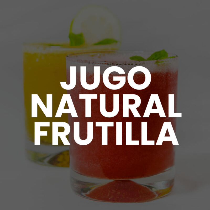 Jugo Natural Frutilla